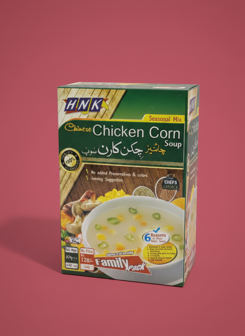 HNK Chinese Chicken Corn Soup – Seasonal Mix (Family Pack)